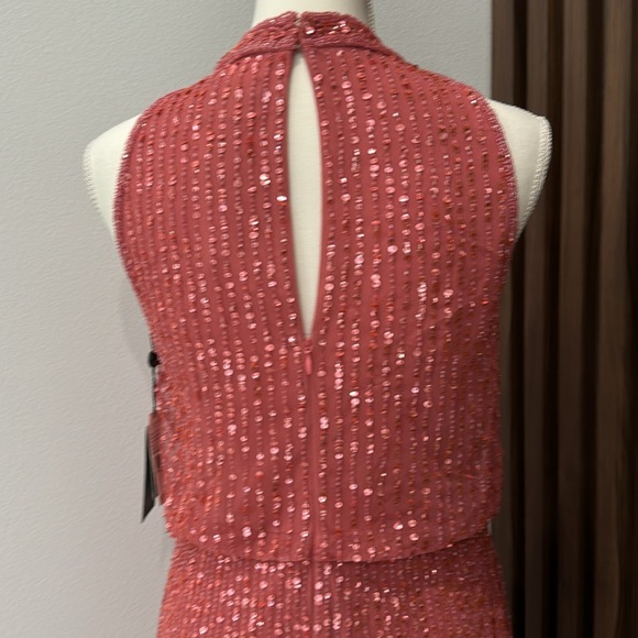 NWT 🏷️ ADRIANNA PAPELL halter dress size 4 - Picture 12 of 14